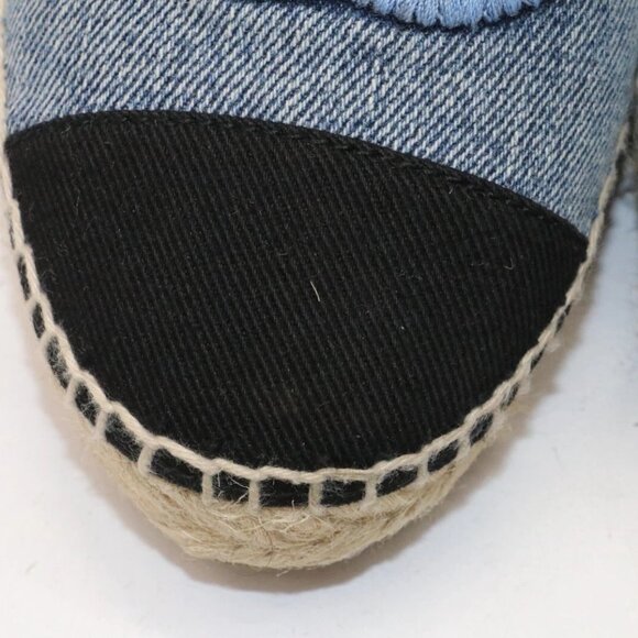 Chanel Denim Cap Toe CC Espadrilles EU 35 US 5 - Blue/Black - Picture 11 of 15